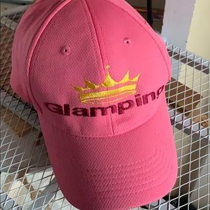 New!!! Pink glamping cap